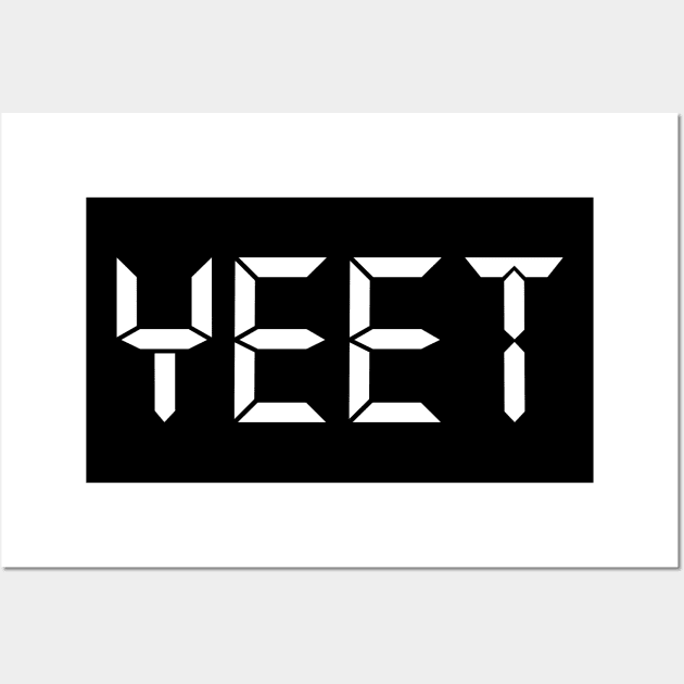 Yeet Alarm Clock Wall Art by Portals